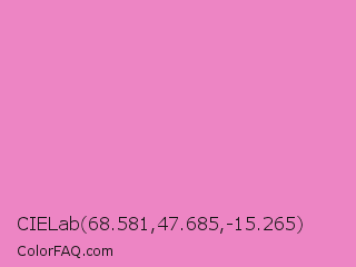 CIELab 68.581,47.685,-15.265 Color Image
