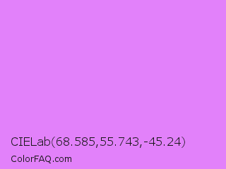 CIELab 68.585,55.743,-45.24 Color Image