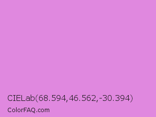 CIELab 68.594,46.562,-30.394 Color Image