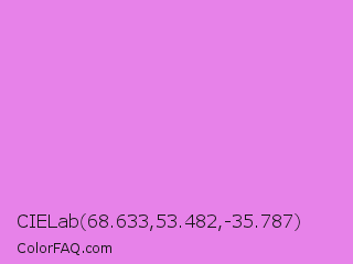 CIELab 68.633,53.482,-35.787 Color Image