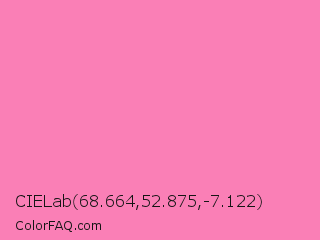 CIELab 68.664,52.875,-7.122 Color Image
