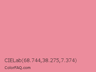 CIELab 68.744,38.275,7.374 Color Image