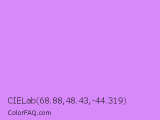 CIELab 68.88,48.43,-44.319 Color Image