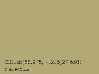 CIELab 68.945,-4.215,27.658 Color Image