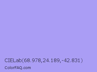 CIELab 68.978,24.189,-42.831 Color Image