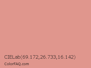 CIELab 69.172,26.733,16.142 Color Image