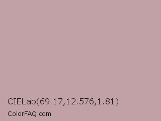 CIELab 69.17,12.576,1.81 Color Image