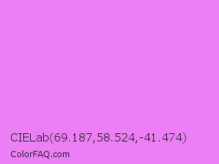 CIELab 69.187,58.524,-41.474 Color Image
