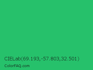 CIELab 69.193,-57.803,32.501 Color Image