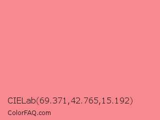 CIELab 69.371,42.765,15.192 Color Image
