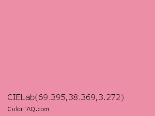 CIELab 69.395,38.369,3.272 Color Image