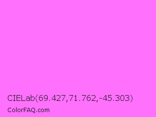 CIELab 69.427,71.762,-45.303 Color Image