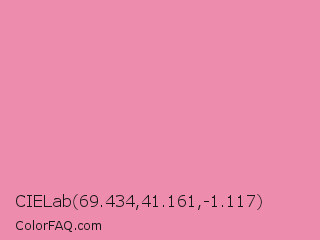 CIELab 69.434,41.161,-1.117 Color Image