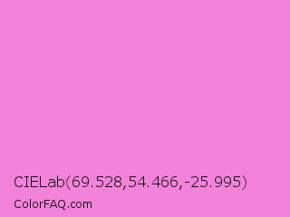 CIELab 69.528,54.466,-25.995 Color Image