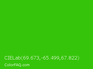 CIELab 69.673,-65.499,67.822 Color Image