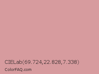 CIELab 69.724,22.828,7.338 Color Image