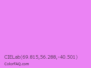 CIELab 69.815,56.288,-40.501 Color Image
