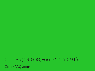 CIELab 69.838,-66.754,60.91 Color Image