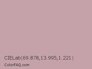 CIELab 69.878,13.995,1.221 Color Image