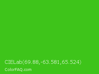 CIELab 69.88,-63.581,65.524 Color Image
