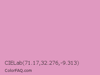 CIELab 71.17,32.276,-9.313 Color Image