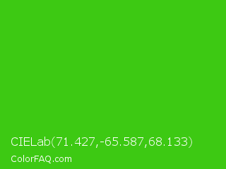 CIELab 71.427,-65.587,68.133 Color Image