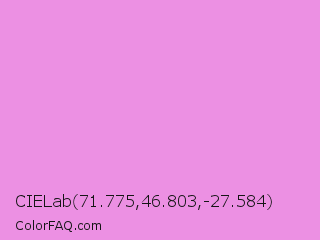 CIELab 71.775,46.803,-27.584 Color Image