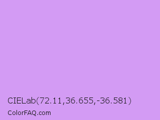 CIELab 72.11,36.655,-36.581 Color Image