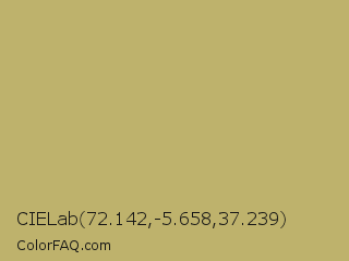 CIELab 72.142,-5.658,37.239 Color Image