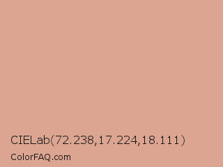CIELab 72.238,17.224,18.111 Color Image