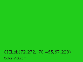 CIELab 72.272,-70.465,67.228 Color Image