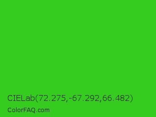 CIELab 72.275,-67.292,66.482 Color Image