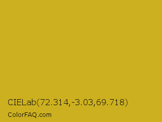 CIELab 72.314,-3.03,69.718 Color Image