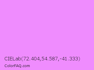 CIELab 72.404,54.587,-41.333 Color Image