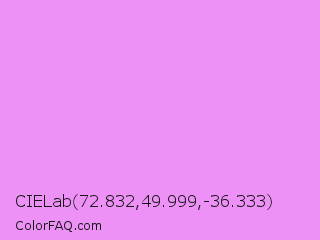 CIELab 72.832,49.999,-36.333 Color Image