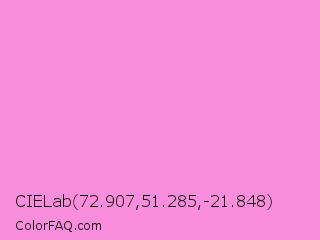 CIELab 72.907,51.285,-21.848 Color Image