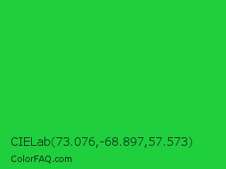 CIELab 73.076,-68.897,57.573 Color Image