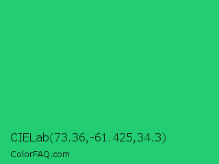 CIELab 73.36,-61.425,34.3 Color Image