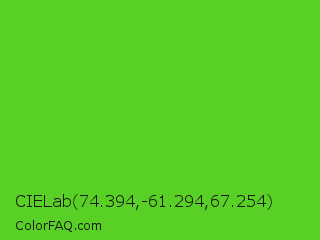 CIELab 74.394,-61.294,67.254 Color Image
