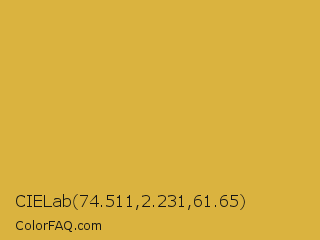 CIELab 74.511,2.231,61.65 Color Image