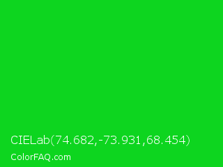 CIELab 74.682,-73.931,68.454 Color Image
