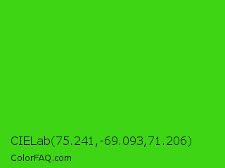 CIELab 75.241,-69.093,71.206 Color Image