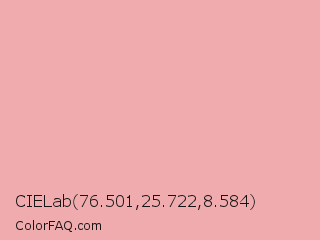 CIELab 76.501,25.722,8.584 Color Image
