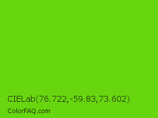 CIELab 76.722,-59.83,73.602 Color Image