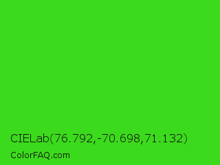 CIELab 76.792,-70.698,71.132 Color Image