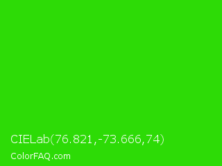 CIELab 76.821,-73.666,74 Color Image