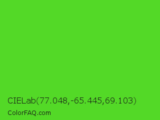 CIELab 77.048,-65.445,69.103 Color Image