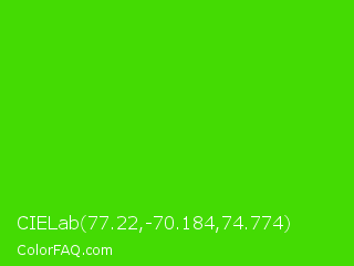 CIELab 77.22,-70.184,74.774 Color Image
