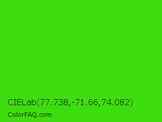 CIELab 77.738,-71.66,74.082 Color Image