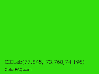 CIELab 77.845,-73.768,74.196 Color Image
